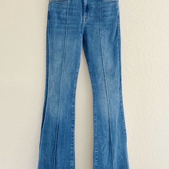 FRAME Le Catroux Center Seam High Waist Flare Jeans – Ashton Wash | 24 - Picture 5 of 6